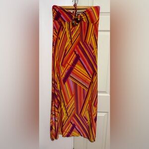 Chesley Multicolor Striped Maxi Dress